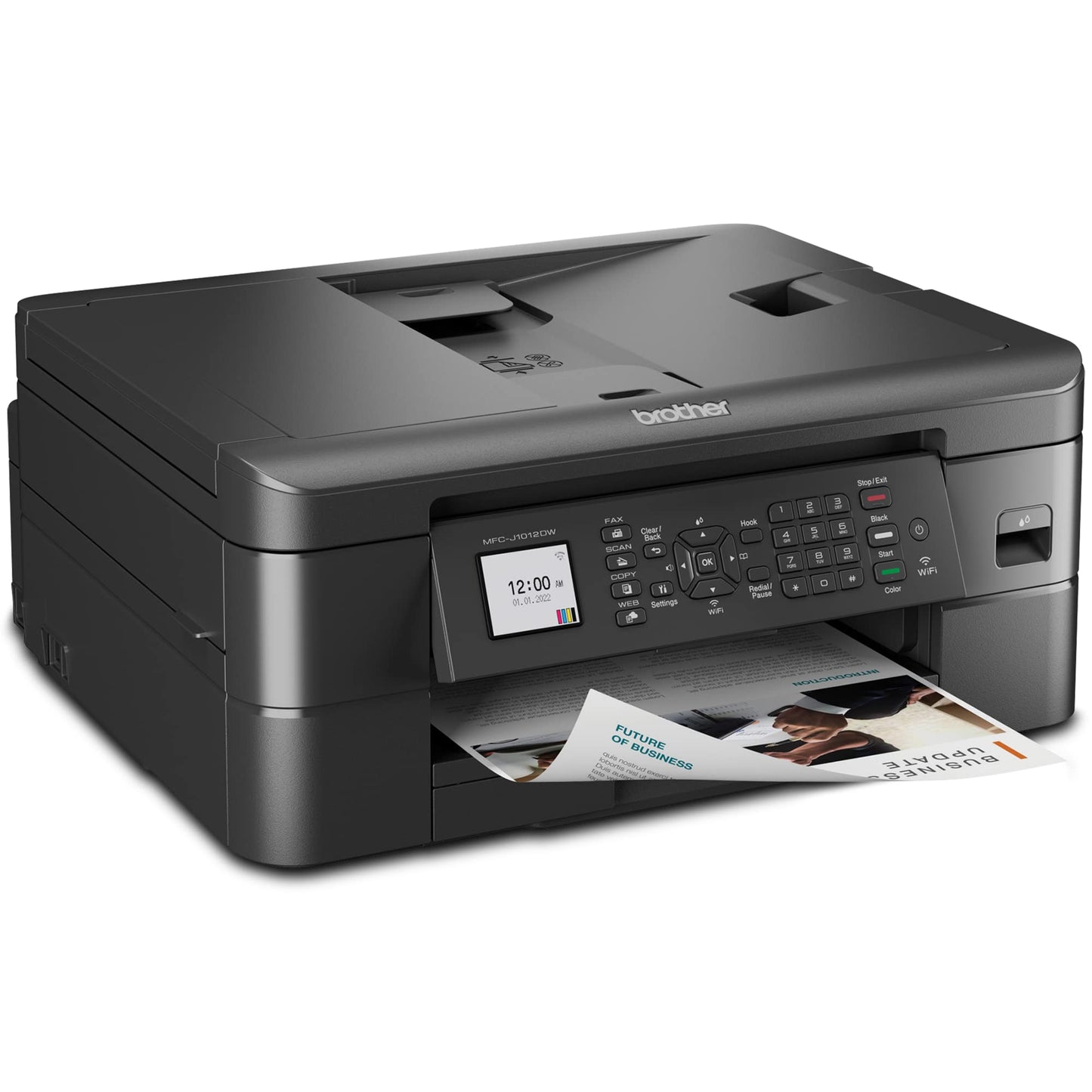 Brother MFC-J1012DW Wireless Colour Inkjet All-in-One Printer with Mobile Device and Duplex Printing, for Home Office and Personal Use, Refresh