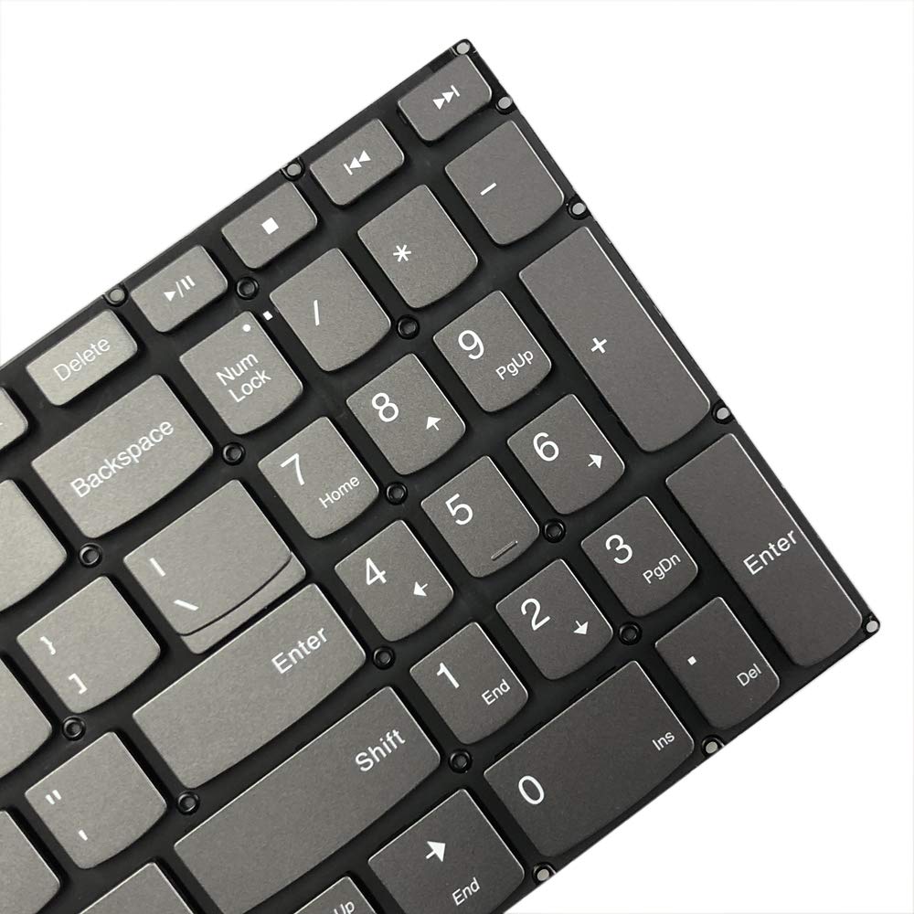 Zahara Laptop US Keyboard with Backlit Replacement for Lenovo IdeaPad S340-15API S340-15 S340-15IML S340-15IWL S340-15IIL 81NC, 81N8, 81VW
