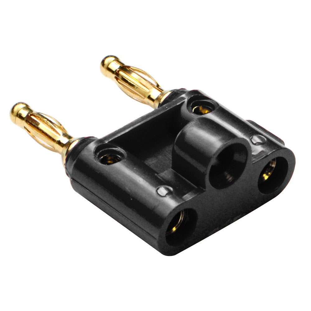 Seismic Audio - Pack of 20 (10 Red & 10 Black) Banana Plugs Gold Speaker Cable Connectors - Plugs
