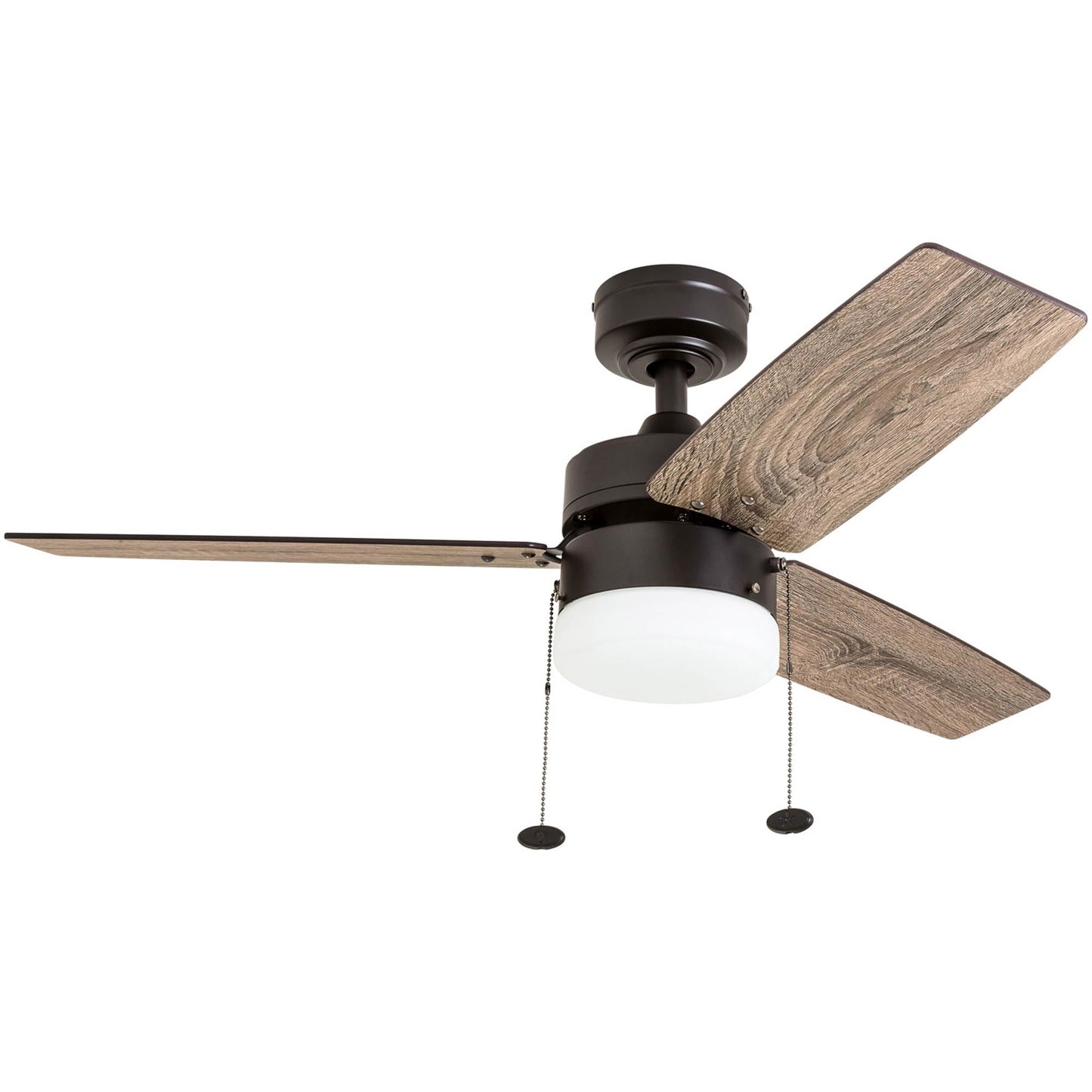 Prominence Home 42" Reston Ceiling Fan w/Light, Chain & 3 Blades, Bronze