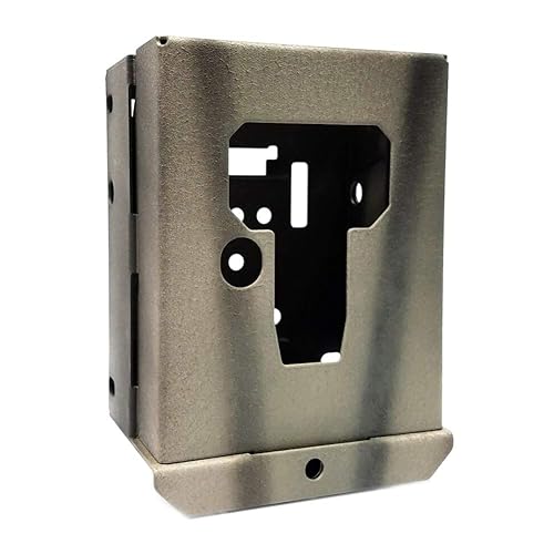 CAMLOCKBOX Theft-Deterrent Powder-Coated Steel Security Box Compatible with Covert Code Black LTE Wireless Scouting Game Cameras (60120)