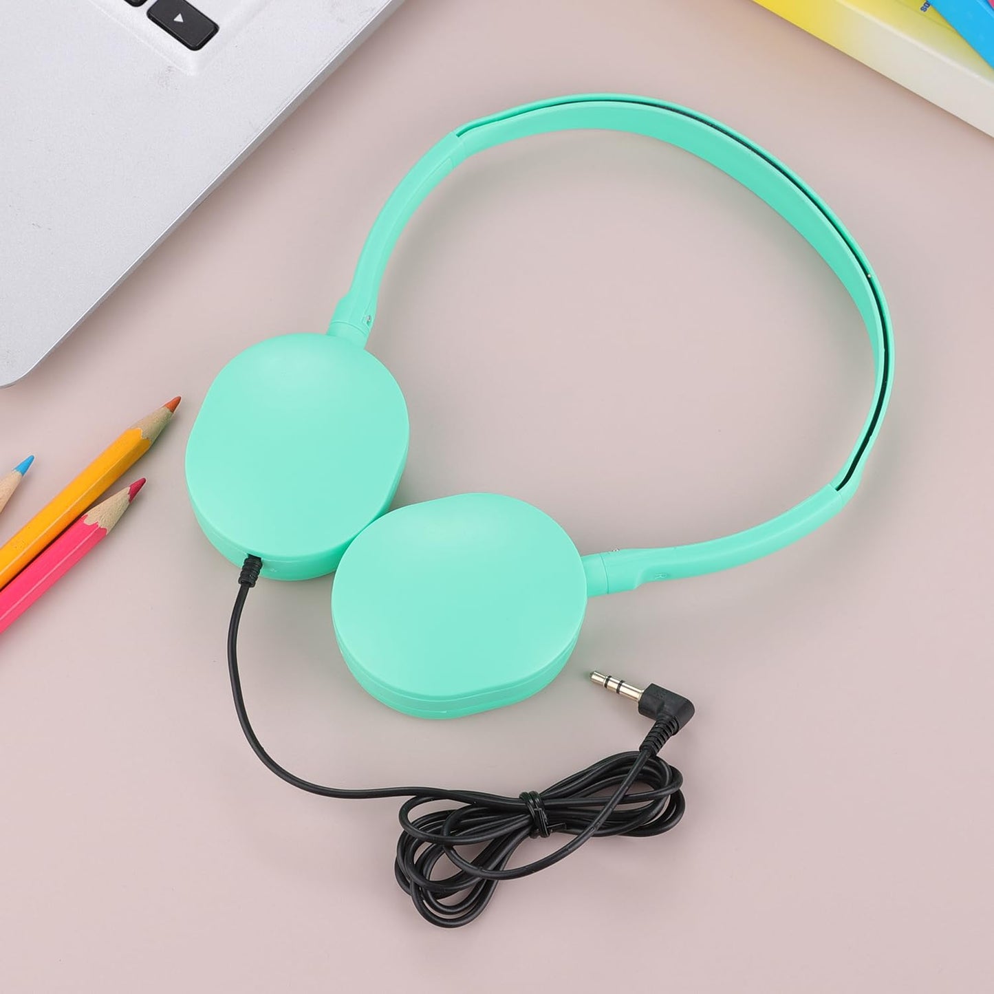 Ladont 50 Pack Bulk Headphones for Classroom School Kids, Durable Wholesale Kids Headphones for Student Boys Girls Adults,3.5mm Jack for Computer…