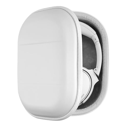 Geekria Shield Headphones Case Compatible with Bose QC Ultra II, QC Ultra, QC45, QC 35 II, QC25, Replacement Hard Shell Travel Carrying Bag with Cable