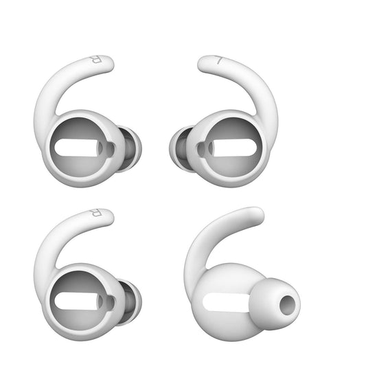 Anti-Slip Earhooks Soft Silicone Skin Compatible with Apple Airpods 2 & 1 Lightweight Sound Quality Enhancement for Headphones Outdoor Activities