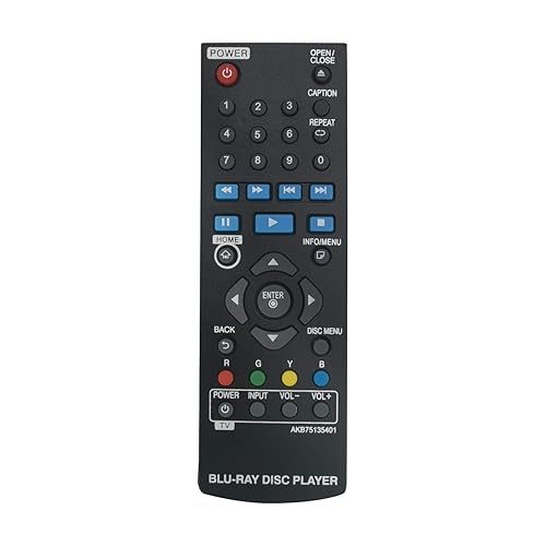 New Replace Remote Control AKB75135401 fit for LG DVD Blu-Ray Player BP300 BP335 BP340 BP350 BP145 BP155 BP165 BP240 BP250 BP255