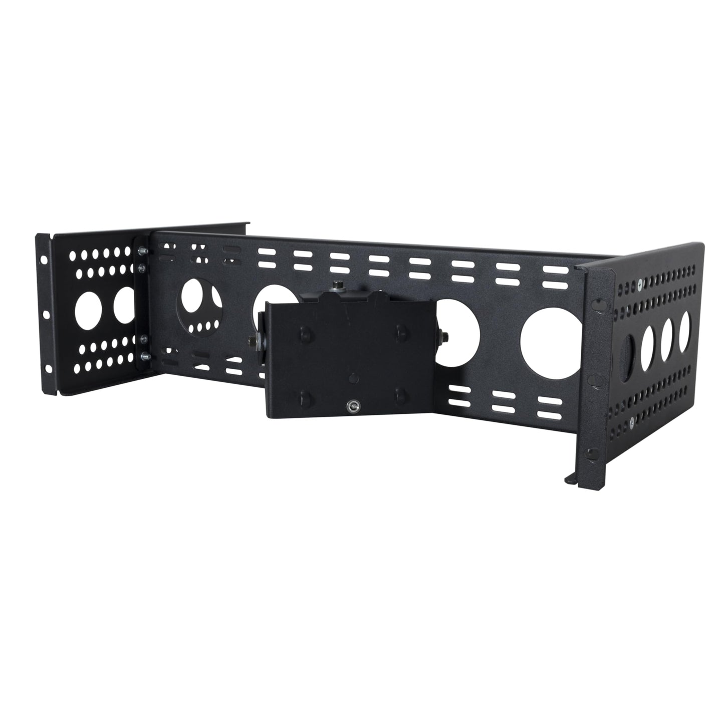 RackSolutions Universal Rack Mount Monitor VESA Swivel Steel Bracket