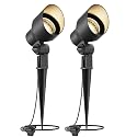 Malibu 20W Landscape Lighting Outdoor Landscape Spotlights Low Voltage 12V AC Warm White Lighting 145Lumen Waterproof for Driveway Yard Lawn Patio