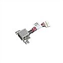AC DC Jack Power Plug in Charging Port Connector Socket with Wire Cable Harness Replacement for Dell Chromebook Inspiron 11 3181 11-3181 P26T P26T002