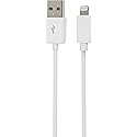 GetPower USB Charging and Sync Cable MFI Certified for Apple Lightning Tip Devices - Retail Packaging - White