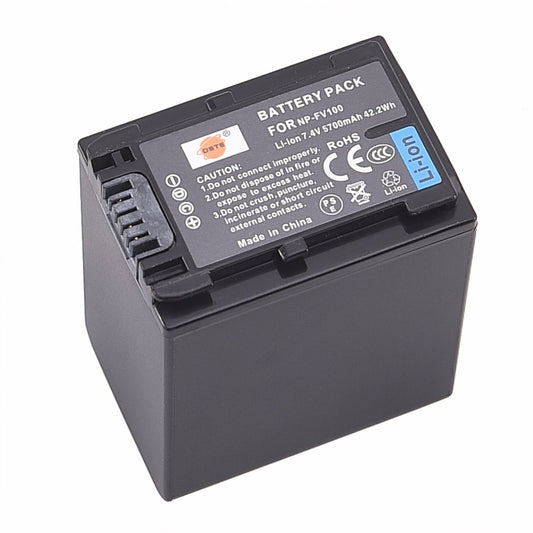 DSTE Replacement for NP-FV100 Li-ion Battery Compatible Sony DCR-SR88 SX83 SX85 HDR-CX210 CX220 CX290 CX300 CX350V CX360V CX610E NEX-VG10 PJ820E