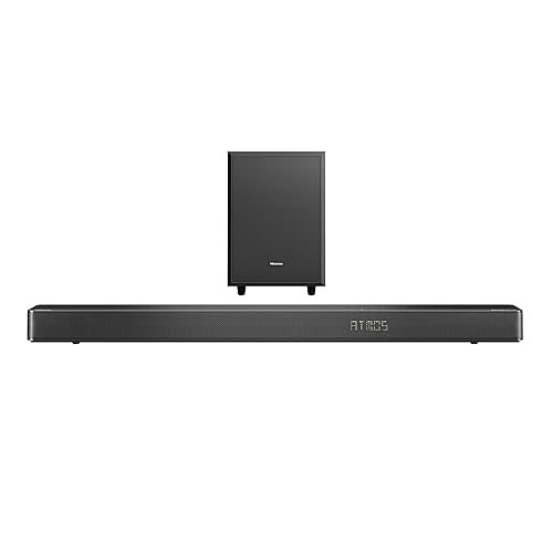 Hisense AX3120G Soundbar Speaker Black 3.1.2 Ch 360W with Subwoofer, Dolby Atmos & DTS:X (Renewed)