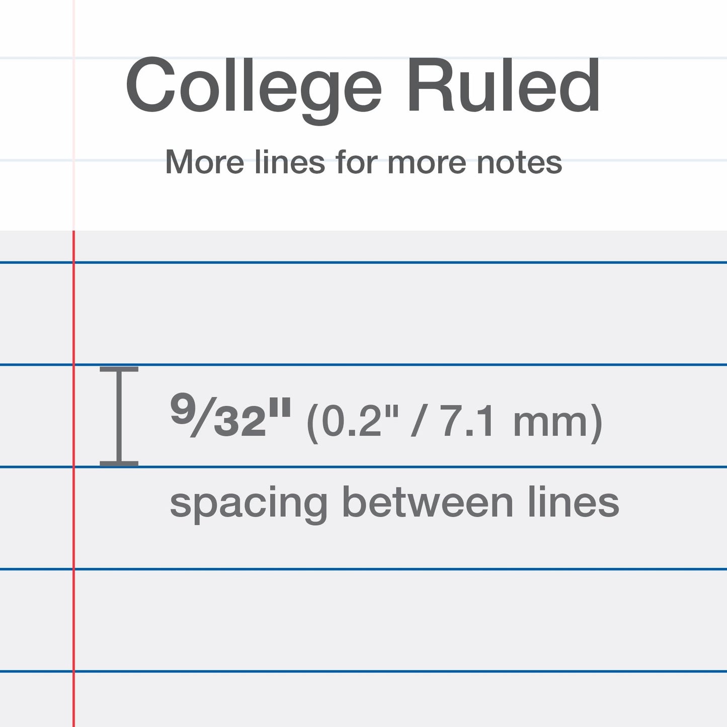 Oxford Reinforced Filler Paper, 8.5 x 11 Inch, College Rule, 3 Hole Punched, Lined Loose Leaf Paper for Ring Binders, 100 Sheets, White (1002097)