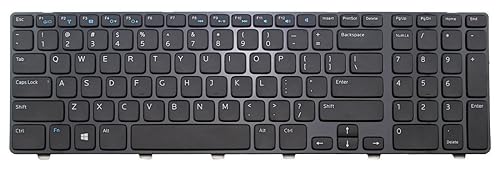 New Laptop Keyboard Replacement for Dell Inspiron M731R (5735) PN:JJNFF 0JJNFF PK130T31A00 1XVY2 V119725BS US Layout Black Color
