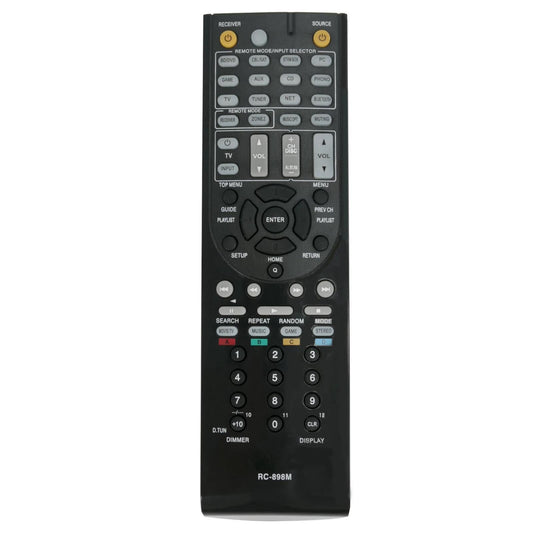 RC-898M Replacement Remote Control for Onkyo AV Receiver Home Theater System in Living Rooms or Rooms, No Programming or Pairing Needed, Replace