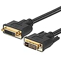 Cmple - Dual Link DVI-D Extension Cable DVI Cord Extender HDTV Male to Female Monitor Cable -10 Feet
