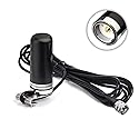 Bingfu Vehicle Ham Mobile Radio Antenna Dual Band VHF UHF 136-174MHz 400-470MHz Amateur Radio Antenna Car Truck Lip Mount Fixed Bracket NMO Mount Low