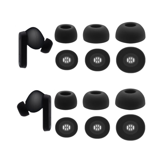 Klowcok Replacement Ear Tips for CMF Buds 2a / Buds Pro 2 / Buds 2 Plus 2025 Earbuds, Compatible with CMF Buds/Buds 2, Soft Silicone Eartips 6 Pairs