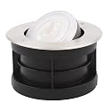 SAMVOL Angle-Adjustable Inground Light for Gardens-Outdoor LED Well Lights,Landscape Pathway In-Ground Lighting Fixtures,Buried lamp,Low Voltage,IP65
