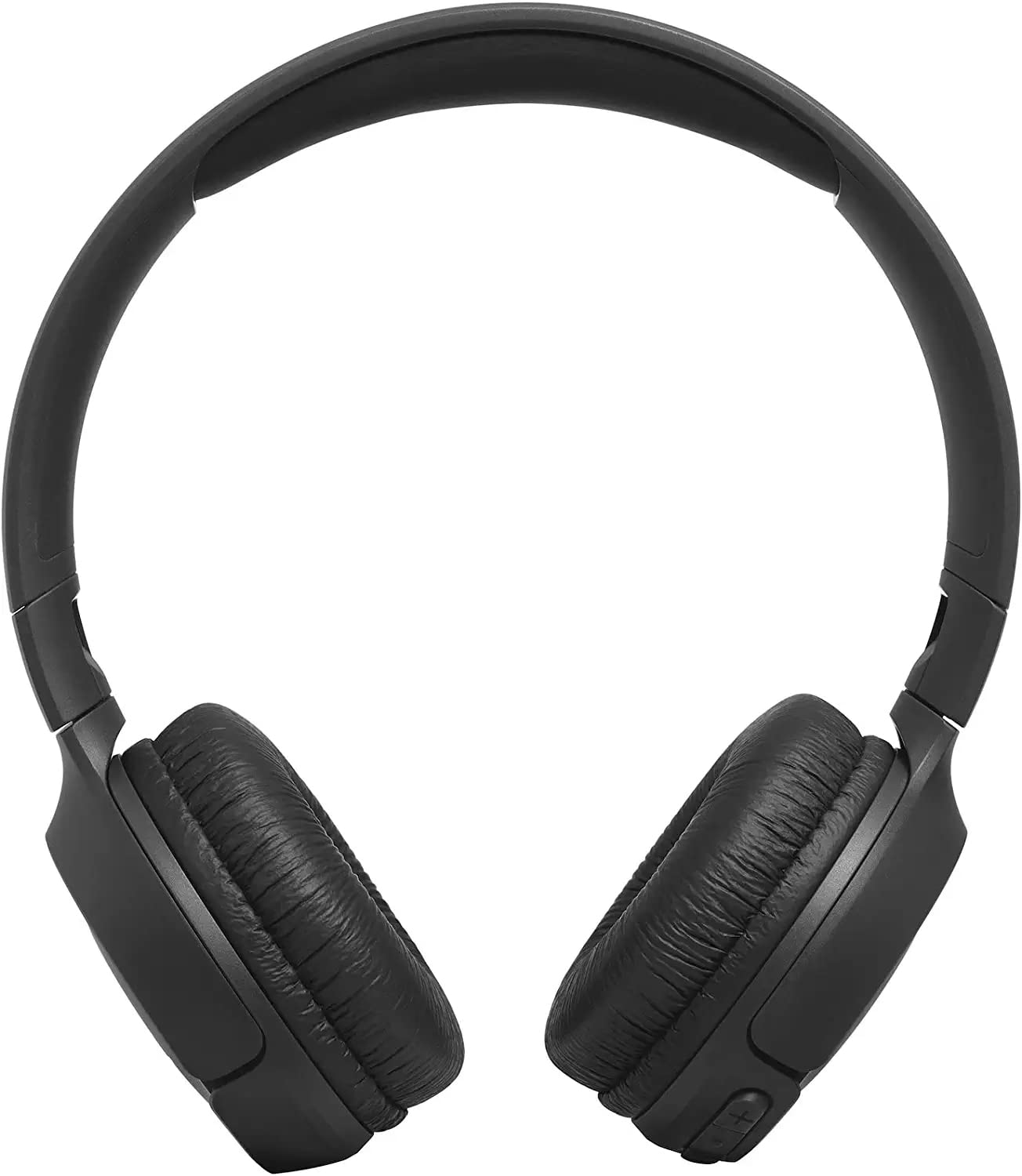 JBL Tune 500BT - On-Ear Wireless Bluetooth Headphones, Includes Bonus Extended 5ft Charging Cable and Velvet Storage Pouch - Black
