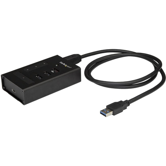 StarTech 4-Port USB-A Hub, 5Gbps, Rugged Metal, Powered (HB30A3A1CST)