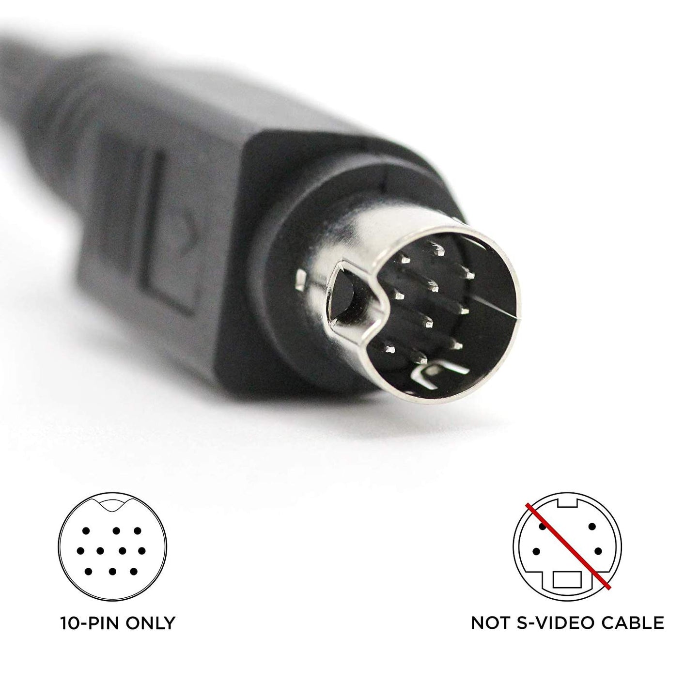 Computer Accessories DIREC TV 10 PIN Composite Video Cable AV C31 C41 C41W Client RCA A/V 10PINCOMPOS