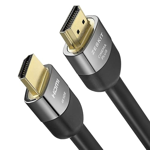 Zeskit Premium HDMI Certified 4K (23ft/ 7m) CL3 in Wall High Speed with Ethernet HDMI 2.0b Cable, Compatible with Dolby Vision 4K 60Hz ARC HDR 18Gbps