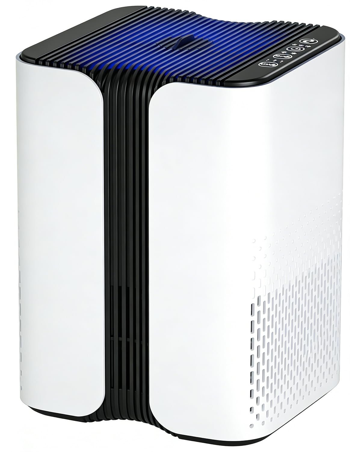 Home Air Purifiers SIESEAN Desktop Air Purifier for Bedroom, Small Room & Office, True HEPA Air Cleaner with Essential Oil Diffuser & Ambient Night