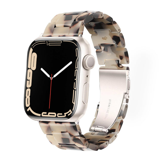 HOPO Compatible With Apple Watch Band Thin Lightweight Resin Strap Bracelet Wristband Replacement For iWatch Bands Series Ultra 11 10 9 8 7 6 5 4 3 2