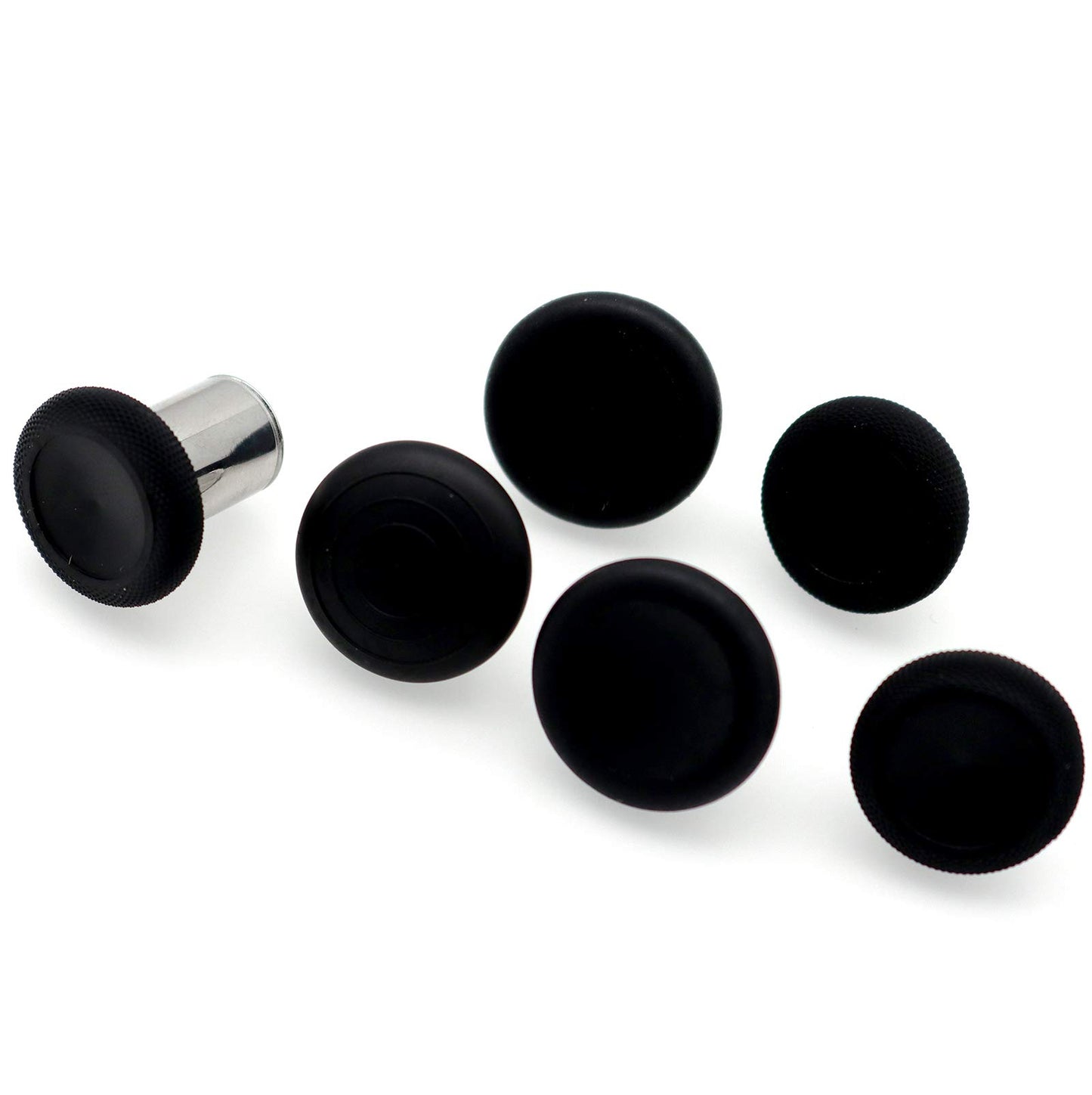 Deal4GO 6-Pack Replacement Magnetic Analog Thumbstick Swap Set for Xbox Elite 2 Controller Thumb Stick Black