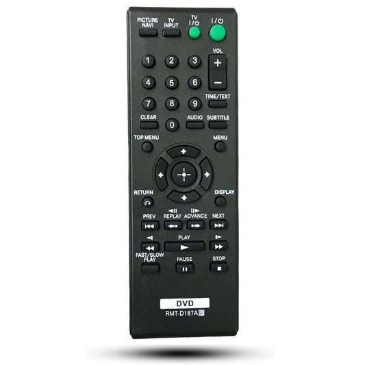 RMT-D187A 148700511 Replaced CD DVD Player Home Theater Remote Control Fit for Sony DVP-SR200P DVP-SR400P DVP-NS611H DVP-NS710 DVP-NS710H DVP-NS710H/B