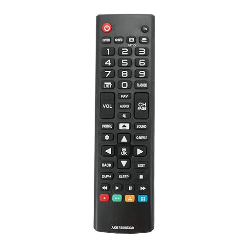 AKB75095330 Replacement Remote Control Applicable for LG TV 24LH4830 43LJ5000 32LJ500B 43LJ500M 28LJ400B 28MT42DF 24LH4830-PU 28LJ430B AKB75095376