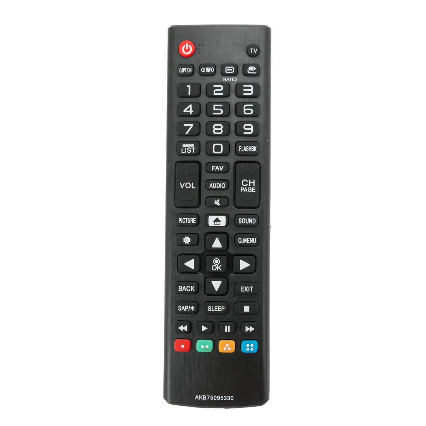 AKB75095330 Replacement Remote Control Applicable for LG TV 24LH4830 43LJ5000 32LJ500B 43LJ500M 28LJ400B 28MT42DF 24LH4830-PU 28LJ430B AKB75095376