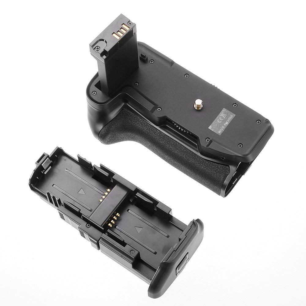 Vertical Battery Grip Holder for Canon EOS 800D/ Rebel T7i 77D X9i DSLR Camera Compatible with 1 or 2 PCS LP-E17 Battery