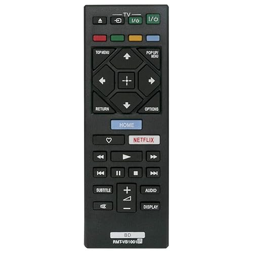 RMT-VB100I Replace Remote Control for Sony BDP-S1500 BDP-S3500 BDP-S4500 Blu-ray Player
