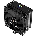 Thermalright Assassin X 120R Digital Black CPU Cooler Air with 4X6mm HeatPipes, Digital Screen Top Cover,PWM Fan Heatsink CPU Cooler,151mm High