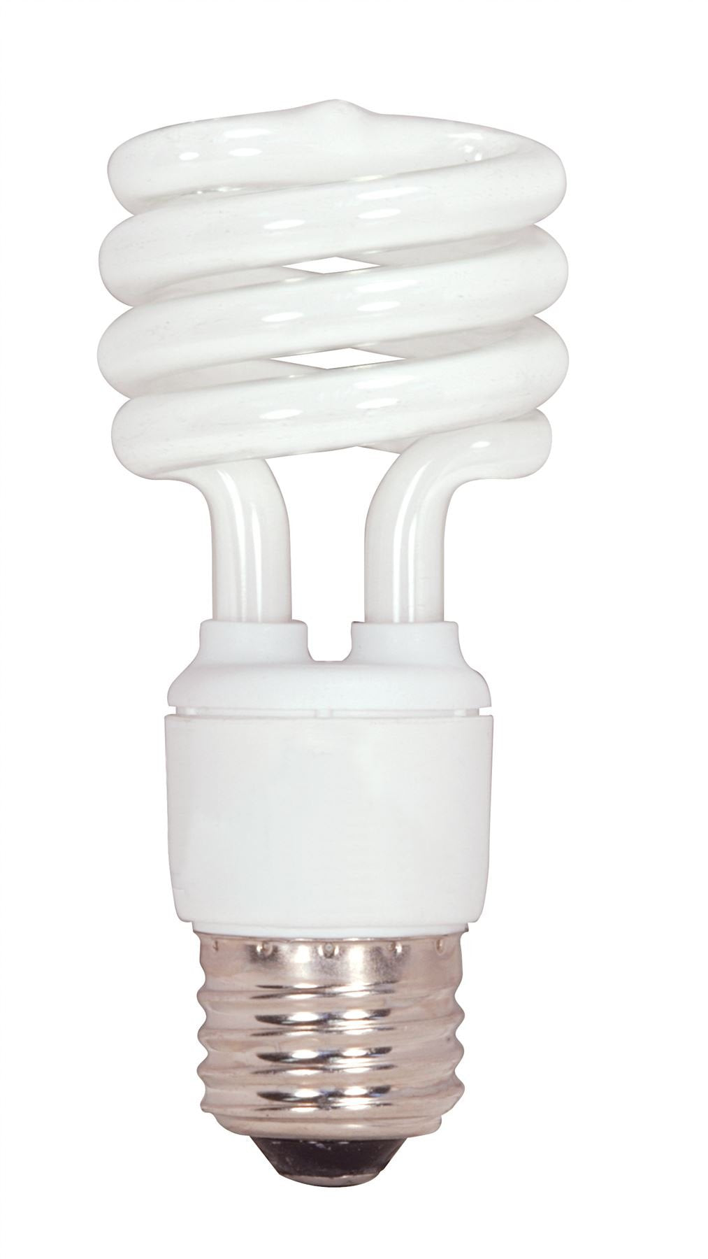 (12 Pack) Satco S7218 T2 Ultra Mini Spiral Bulb, Bright White, 13 Watt