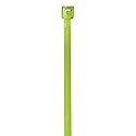 Aviditi 4" Nylon Cable Ties, Fluorescent Green, 18 lb. Strength, .10" Width, Tamper Proof Zip Ties, Self Locking, Bundle and Organize Wires/Cables
