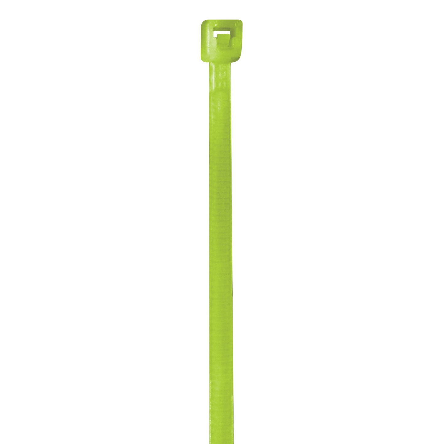 Aviditi 4" Nylon Cable Ties, Fluorescent Green, 18 lb. Strength, .10" Width, Tamper Proof Zip Ties, Self Locking, Bundle and Organize Wires/Cables