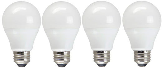 TCP Eco$ave LED 60 Watt Equivalent | 4 Pack | Daylight (5000K) Shatter Resistent | 730 Lumens | 6,000 Hour | Non-Dimmable Light Bulbs