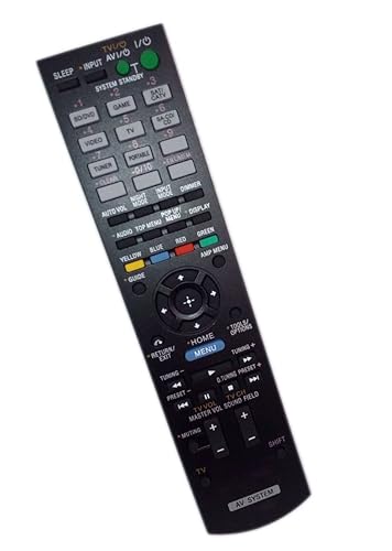 Replaced Remote Control Compatible for Sony STR-DH520 RMAAU104 148934311 RM-AAU105 Audio/Video AV Receiver Home Theater System