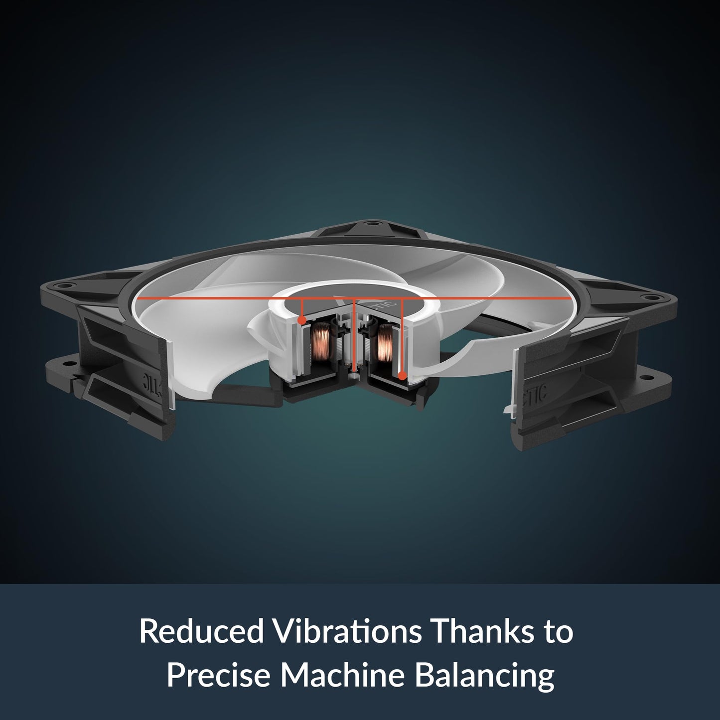 ARCTIC P14 Pro Reverse A-RGB - 140 mm Premium Fan with Reverse Airflow, PWM Fan with Y Cable Splitter, 400-2650 RPM, 0 RPM <5% PWM, 5V Digital RGB