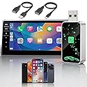Mini Wireless Carplay Adapter for Apple for iPhone, 2026 Upgraded Convert Wired to Wireless Car Play Adapter,Fast Auto-Connect & No Latency