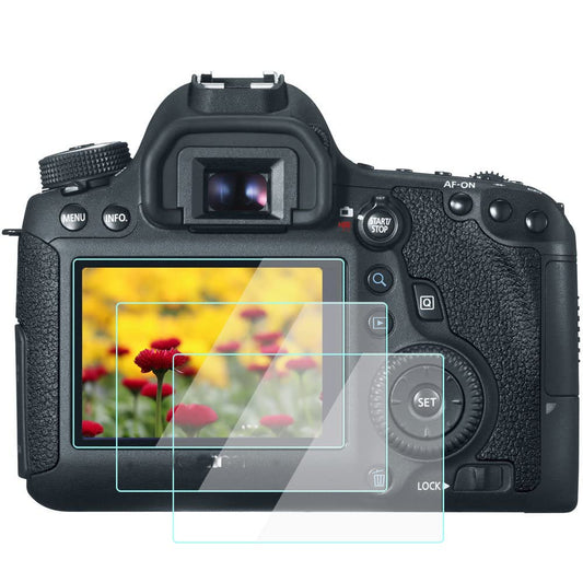 WH1916 6D Screen Protector Compatible for Canon EOS 6D Camera, 9H Tempered Glass Anti-Scratch Anti-Bubble Anti-Dust (3 Pack)