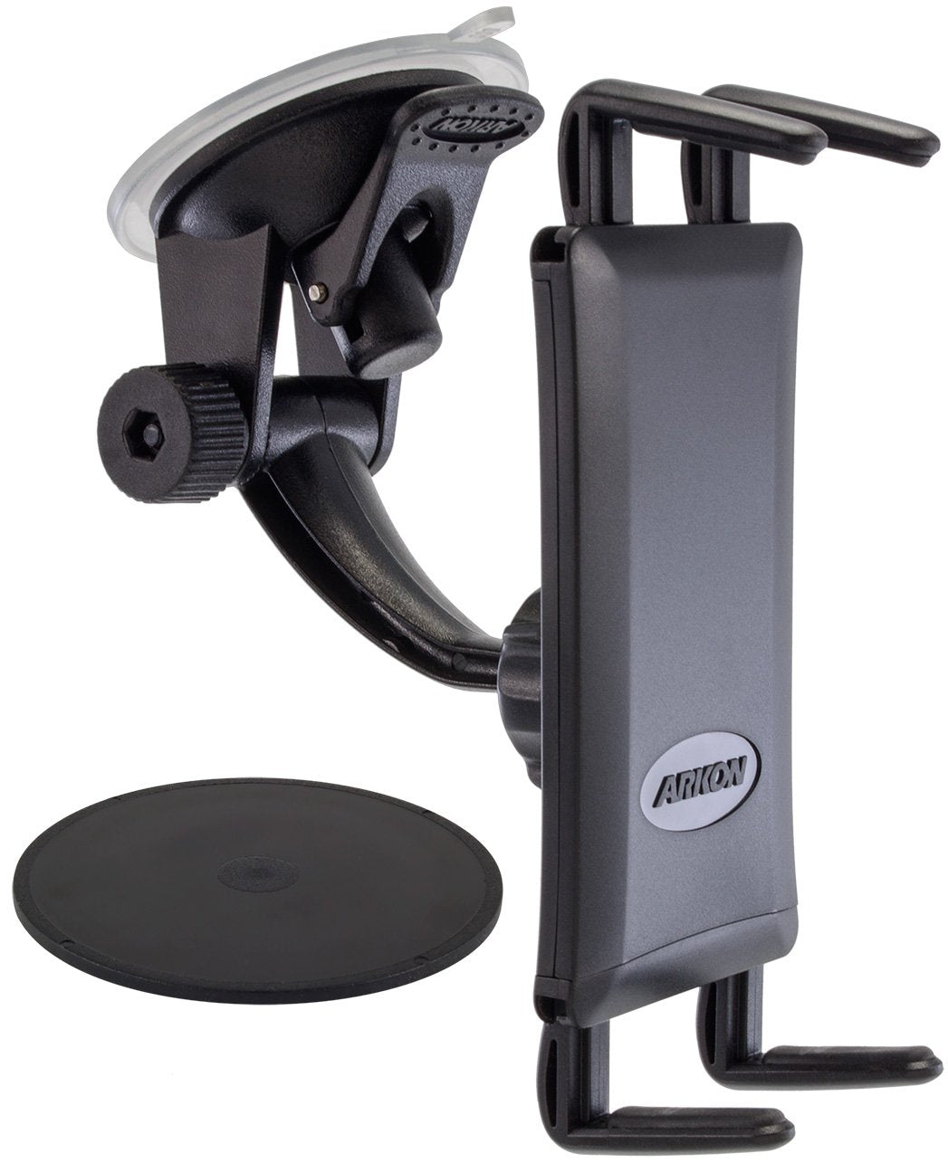 ARKON Mounts Windshield and Dash Suction Car Mount Holder | Secure Phone & Small Tablet Holder | Firm Windshield Suction | Compatible with iPhone