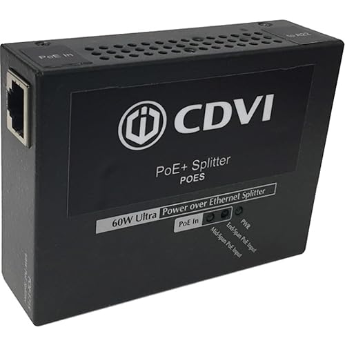 PLANET Gigabit PoE Splitter Adapter | 10/100/1000Mbps | IEEE 802.3af Compliant | 12V/4A, 19V/2.6A, 24V/2A Power Output | Use for IP Camera Wireless