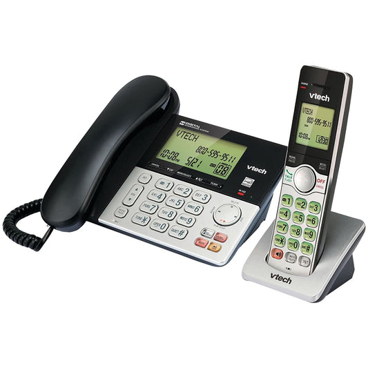VTECS6949 - VTECH VTCS6949 Corded Cordless 2-Handset Telephone System with Dual Caller ID