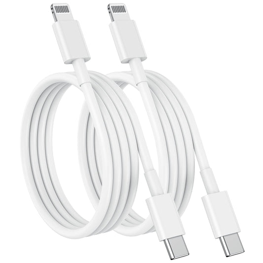 KENGDUDU 2 Packs Charging Cables for iPhone 17 16 15 14 13 12 11, Compatible with All iPhone Models Plus Max Pro Max, USB Type C+Lighting, USB C+Type…