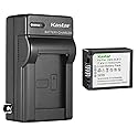 Kastar 1-Pack Battery and AC Wall Charger Replacement for Panasonic DMW-BLB13, DMW-BLB13E, DMW-BLB13GK, DMW-BLB13PP Battery, DE-A49, DE-A49A, DE-A49B