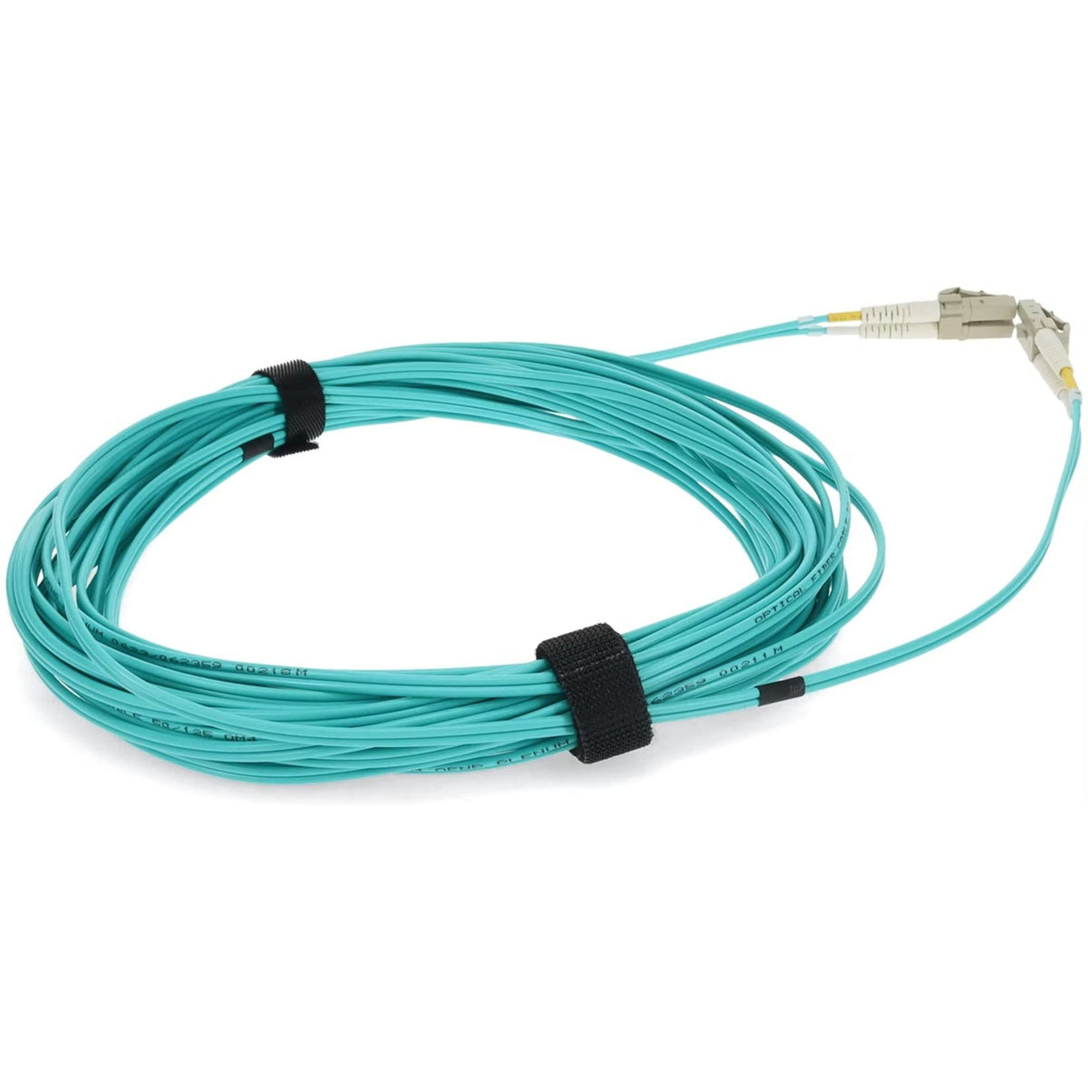 AddOn 10m LC (Male) to LC (Male) Aqua OM4 Duplex Fiber Plenum-Rated Patch Cable