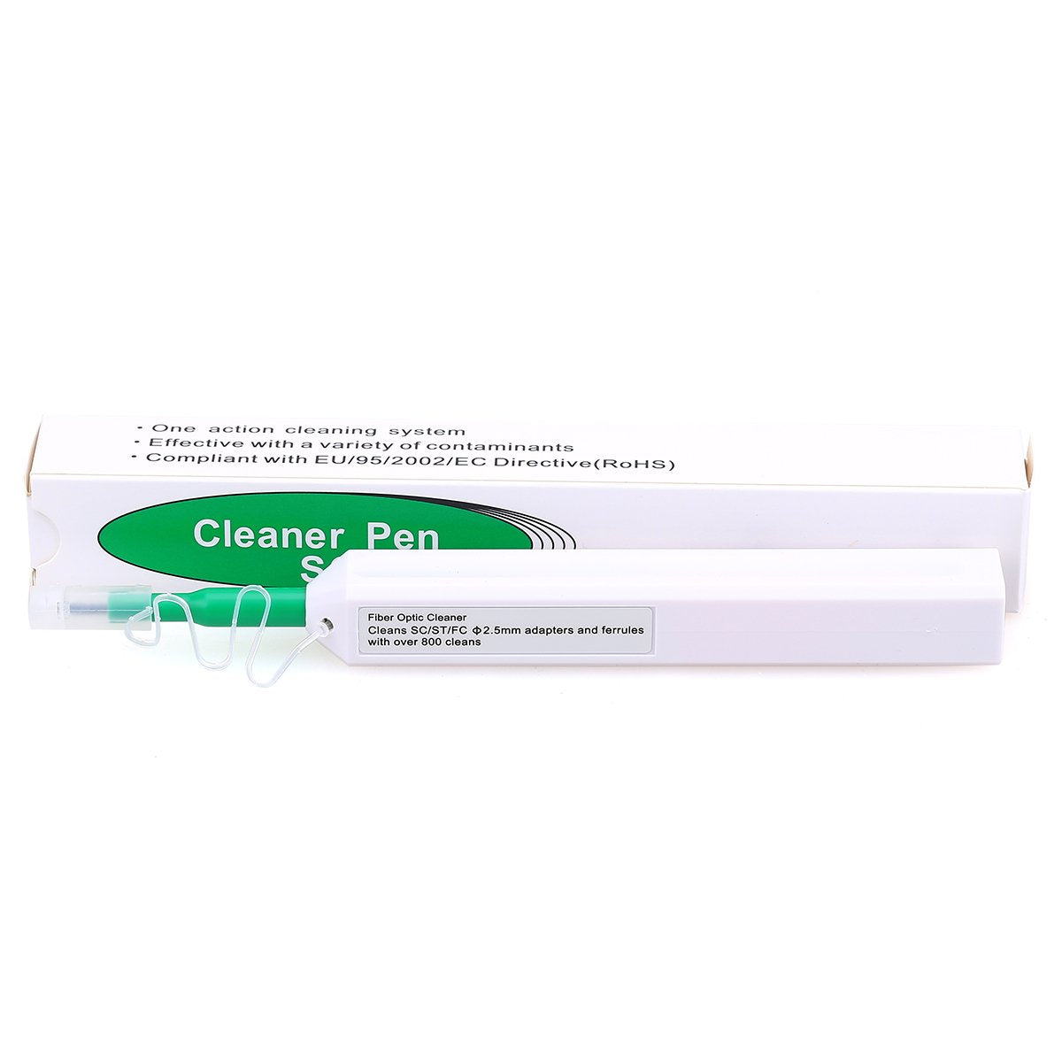 FTTH Fiber Optic Cleaner 2.5mm End-Face Optical Fiber Clean Pen Type Tools for Cleaning The Ferrule of SCFCST Cable Connectors